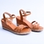 Sandália de Salto Via Bella 7202 Caramelo - comprar online