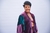 Kimono velvet roxo