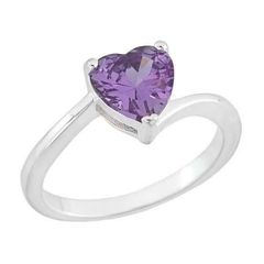 Anel Heart Roxo - comprar online