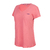 Remera Algodón Dama Escote V Coral