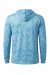 Remera NeoDry Estampada Capucha Hombre UPF 50+ - Celeste lateral microperforado - comprar online