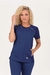 Chaquetilla Mujer Comfy Marino ARCIEL+JERSEY MICROPERFORADO SPANDEX