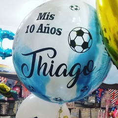 GLOBO BURBUJA PINTADA CON FRASE en internet