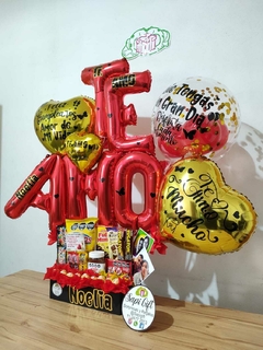 SUPER BOX DE TE AMO CON GOLOSINAS en internet