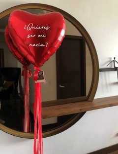 GLOBO METALIZADO DE 45 CM CON HELIO