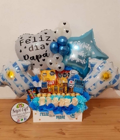 BOX GOLOSINERO CON ROSAS