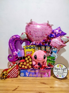 BOX CON CAJA DE CORAZON - Sapi Gift
