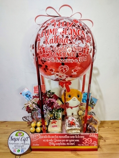 DESAYUNO CON FLORES Y PELUCHE - Sapi Gift