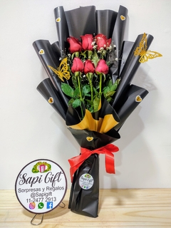 RAMO CON 6 ROSAS - Sapi Gift