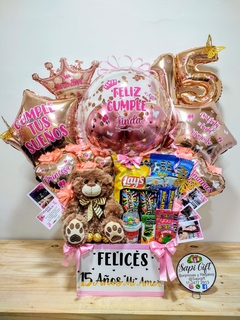 BOX FELIZ CUMPLE PRINCESA - Sapi Gift