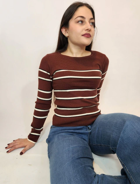 SWEATER LUANA CHOCOLATE