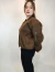 CAMPERA BECKIE PAÑO CHOCOLATE - tienda online