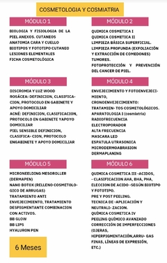 2X1 COSMETOLOGIA Y COSMIATRIA OFERTA en internet