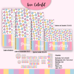 Love Colorful - Agenda escolar Permanente na internet