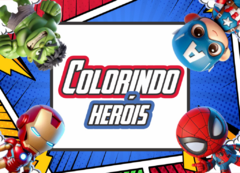 Atacado - Super heróis - Livro de colorir - comprar online