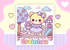 Colorindo Ursinhos Kawaii - Livro de colorir - loja online