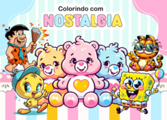 Colorindo Temas Nostálgicos - Livro de colorir - loja online