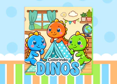 Dinos - Livro de colorir na internet