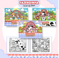 Atacado - Fazendinha - Livro de colorir - comprar online