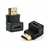 Emenda HDMI Adaptador 90 Graus HDMI Macho x Fêmea em L Proeletronic ADHD-9001