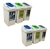 Cesto Tacho Residuos Reciclaje 60lts Con Tapa Incluyen Calco en internet