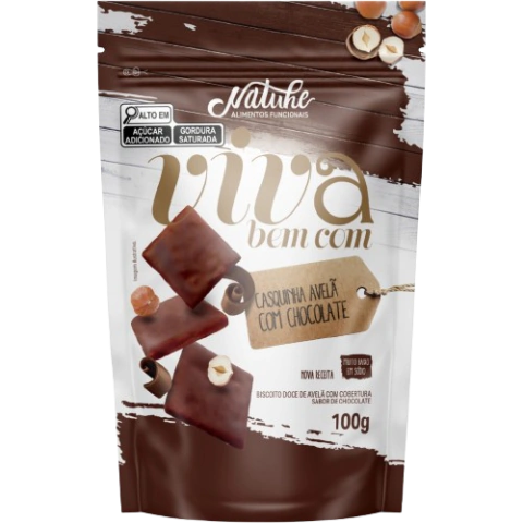 CASQUINHA DE AVELA COM CHOCO 100G - NATUHE