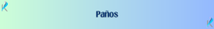 Banner de la categoría Paños