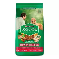 Dog Chow Perros Adultos Razas Medianas y Grandes Pollo y Carne