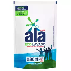 Ala Matic Líquido ECOLAVADO Baja Espuma