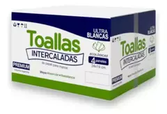 Toallas Intercaladas caja 1500u. NEW PEL extra blancas