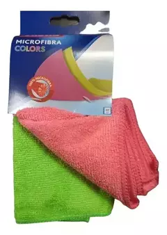 Paño Microfibra COLORS x2u VILEDA