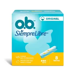 Tampones OB Medio x8u.