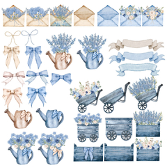 Imagem do KIT DIGITAL AZUL SERENITY
