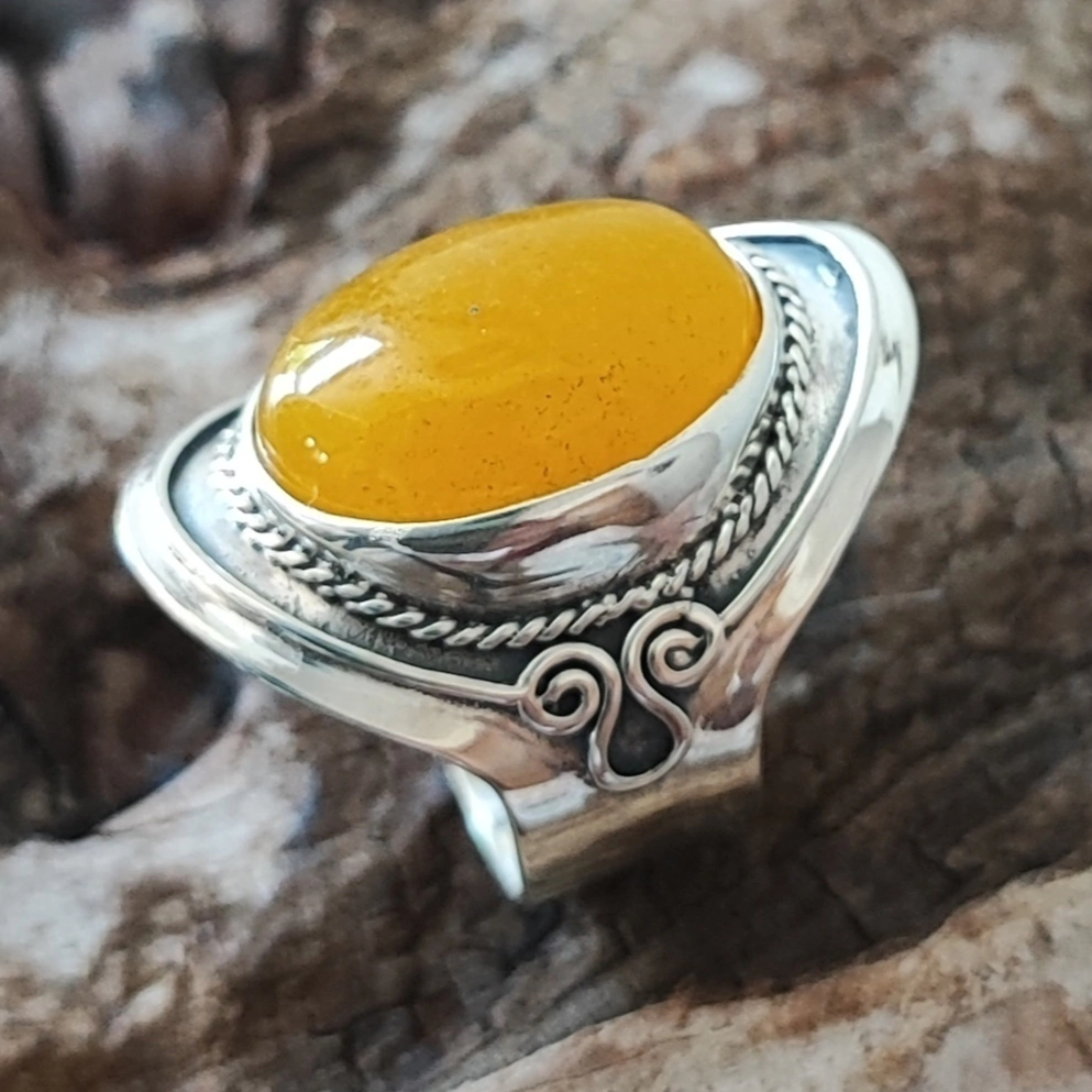 Anel Jade Amarela 05