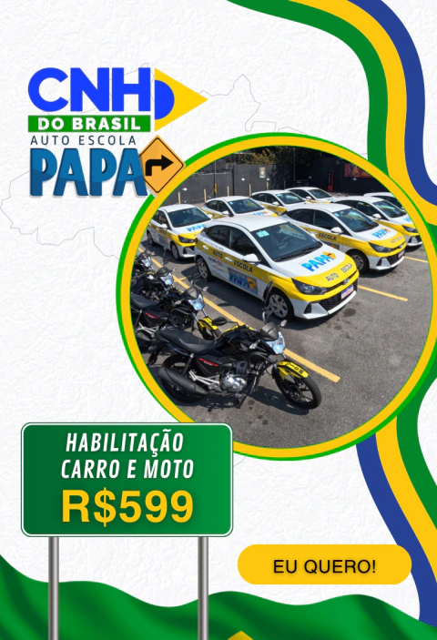 Habilitação Carro e Moto | Auto Escola PAPA | Desde 1982 em Guarulhos
