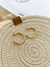 Brinco Argola Tubo - Banhado a Ouro - comprar online