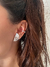 Piercing Fake Trançado - Banhado a Prata