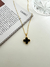 Colar Trevo Resinado - Banhado a Ouro - comprar online