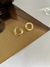 Brinco Rosca Redondo - Banhado a Ouro
