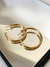 Brinco Argola Tubo - Banhado a Ouro - comprar online