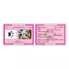 RG + CERTIDÃO ANIMAL Plastificada