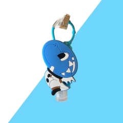 Porta Alcool em Gel Portátil Frasco Silicone Mochila c/ Capa Tubarão Astronauta - comprar online