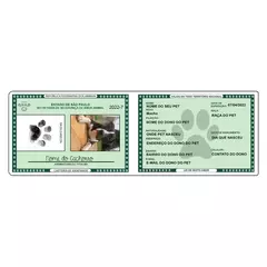 Imagem do RG + CERTIDÃO ANIMAL Plastificada