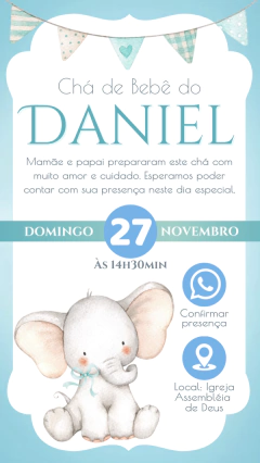 Convite Interativo | Chá de Bebê - Bucle