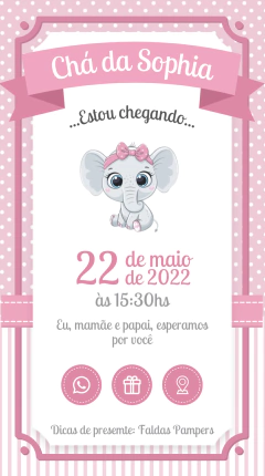Convite Interativo | Chá de Bebê na internet