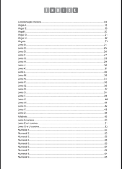Imagem do Caderno de Caligrafia