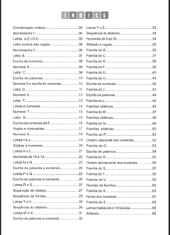 Caderno de Caligrafia