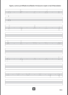 Caderno de Caligrafia - loja online