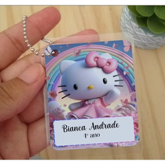 Etiqueta Chaveiro de Identificação Temas Diversos Personalizado