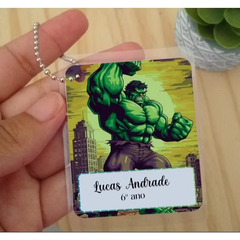 Imagem do Etiqueta Chaveiro de Identificação Temas Diversos Personalizado